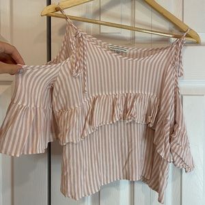 AMERICAN EAGLE OFF THE SHOULDER TANK